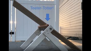 Making a TeeterTotter for the Crawler course [upl. by Kellsie]