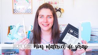 MON MATERIEL DE SCRAP ET PLANNER PREFERE [upl. by Noeht683]