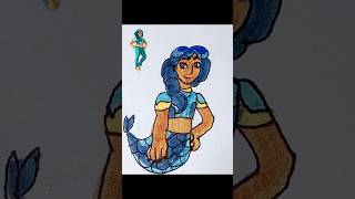 Draw Mermaid Mermista  SheRa and the Princesses of Power 695 drawing [upl. by Kaylyn]