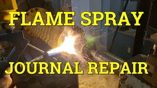 FLAME SPRAY REPAIR ON AXLE HOUSINGS  Part 1 [upl. by Umont901]