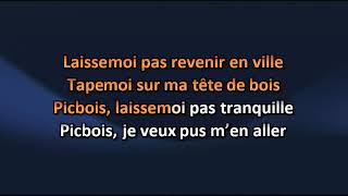 Beau Dommage  Le Picbois  Lyrics [upl. by Viens]