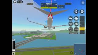 landing a plane roblox aviation pilottrainingflightsimulator [upl. by Corsiglia]