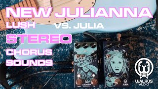 NEW Walrus Audio JULIANNA VS JULIA  LUSH STEREO SOUND [upl. by Hodess306]