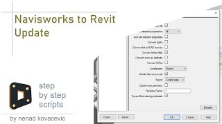 Navisworks to Revit  Update [upl. by Yneffit842]