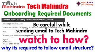 Tech Mahindra Onboarding Documents  How to create PDF for all the documents  Create one PDF [upl. by Eesac]