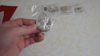 New 2016 Silver Coins Unboxing from Apmex [upl. by Quintessa198]