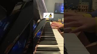 Hedwigs theme piano piano youtubeshorts pianomusic harrypotter [upl. by Lymann]