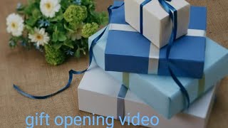 gift opening video  gift opening 🎁🎁 [upl. by Jarrad]