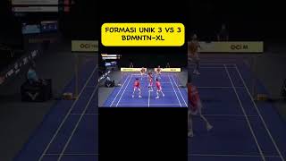 Formasi Unik BDMNTNXL team Blitzer VS team Rockets  ceiliosport [upl. by Nugent]