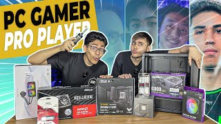 Montamos um PC GAMER AMD de PRO PLAYER I Montagem e Teste em Jogo [upl. by Anuahsed]