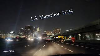 Los Angeles Marathon 2024 with drone tracker [upl. by Hanson958]