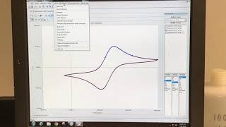 Cyclic voltammetry data analysis [upl. by Myke321]