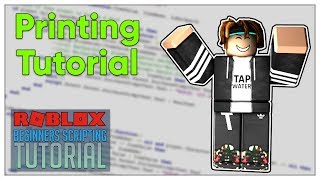 Beginners Roblox Scripting Tutorial 2  Printing Beginner to Pro 2019 [upl. by Tasia]