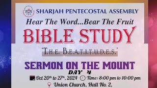 Sermon On The Mount  Bible Study  Day 4 Pr Chase Joseph [upl. by Ogir]