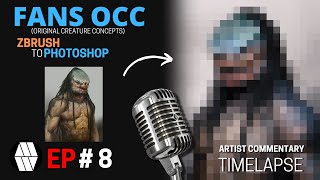 FANS OCC  EP8 Artist Commentary Timelapse  Lyle Moore Concept [upl. by Dnalon]