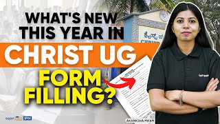 Christ University 2024 Form Filling Process  Christ UG New Admission Process  Christ University [upl. by Naggem]