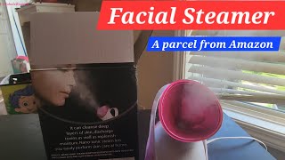 Facial Ionic Steamer Parcel From Amazon globalvillagertf GlobalVillageRTF facialsteamer [upl. by Urbanna]