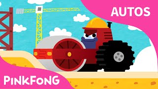 Camiones Super Gigantes  Autos  PINKFONG Canciones Infantiles [upl. by Llewol]