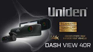 Uniden  DashView 40R  Smart Dash Cam [upl. by Ilrebma]