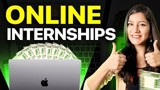 Best Online Internships with FREE Certificate ➤ Work From Home 🏠 [upl. by Cairistiona]