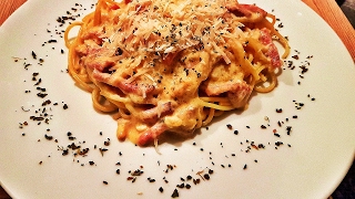 Spaghetti Carbonara  Špagete Karbonara  Recipe [upl. by Eolhc]