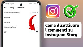 Come disattivare i commenti su Instagram STORY  Disattivare i commenti su Instagram Stories [upl. by Harbour]