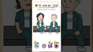 Brain test level 360 walkthrough  Help him beat the old man  Gaming92 [upl. by Hannahs]