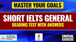 IELTS Short General Reading Practice Test 67 With Answers [upl. by Eniamor]