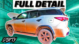 Wash the Dirtiest TOYOTA SUV  Super Muddy Car Wash  Deep Detailing [upl. by Ayanat]