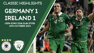 CLASSIC HIGHLIGHTS  Germany 11 Ireland  UEFA Euro 2016 Qualifier [upl. by Nymsaj943]