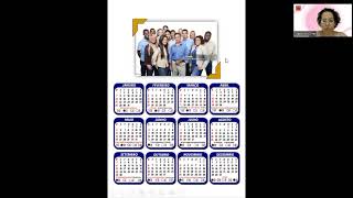 Criando Calendário no PowerPoint  Lembrancinha [upl. by Lanor]