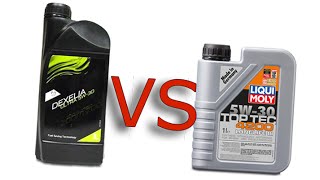 Mazda dexelia ultra 5w30 vs Liqui moly 4200 toptec longlife III 5w30 [upl. by Pubilis]