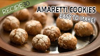 Soft Amaretti Cookies Delicious [upl. by Kammerer]