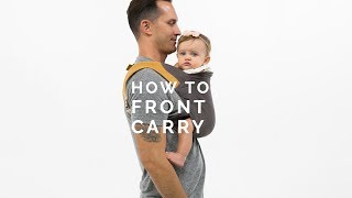 Front Carry Onbuhimo Instructions [upl. by Nam]