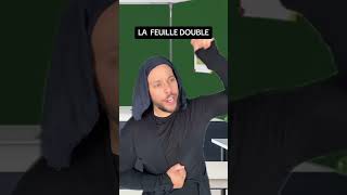 Qui a une feuille double😂 humour foryou sketch pourtoi drole [upl. by Heisel112]