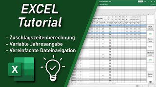 ZeiterfassungStundenzettelArbeitsnachweis in Excel UPDATE mit neuen Funktionen  FREE DOWNLOAD [upl. by Sumedocin727]