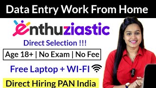 Data Entry Work From Home  Freshers are eligible  No Investment  Anybody Can Apply [upl. by Leopoldeen459]