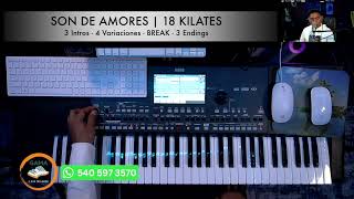 SON DE AMORES  18 KILATES  Ritmos Korg Pa [upl. by Eph734]