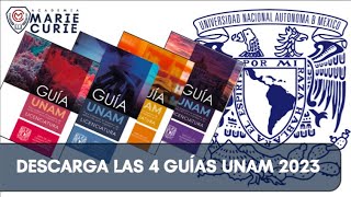 Descarga en pdf las 4 guías UNAM 2023 4 áreas de estudio [upl. by Wallford95]