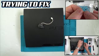 Trying to FIX a PlayStation 3 Slim with No Power amp No Lights [upl. by Anazus438]