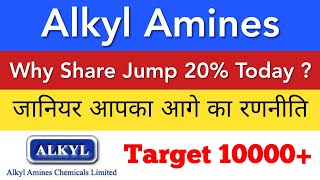 ALKYL AMINES SHARE • ALKYL AMINES SHARE LATEST NEWS • ALKYL AMINES CHEMICALS LTD • PRICE ANALYSIS [upl. by Kaazi]