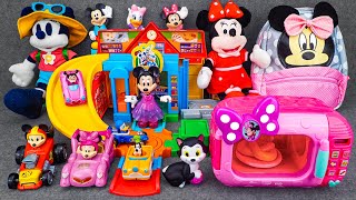 Satisfying with Unboxing Disney Minnie Mouse Train Track Playset  Review Toys ASMR [upl. by Namrac]