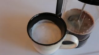 How to Make a Cappuccino With French Press Coffee  Coffee Making [upl. by Ray]