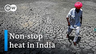 India swelters in severe unusually early heat wave worsened by climate change  DW News [upl. by Ervin]