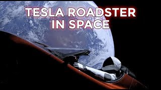 Tesla Roadster in space [upl. by Llenyl]