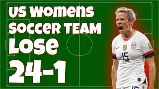 US Womens Soccer Team LOSE 24  1 to Mens Team to Prove a Point [upl. by Eelyma]