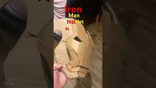 Iron man helmet cardboard pt 1 [upl. by Valina]