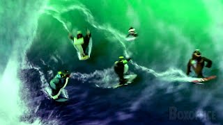 The Coolest Penguins ride a 50 feet wave  Surfs Up 2 WaveMania  CLIP [upl. by Robins]