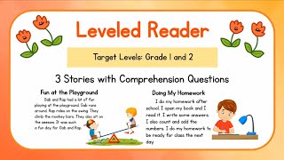 Reading for Grade 1 and Grade 2  Reading Comprehension  Learn English Through Stories Set 6 [upl. by Lalittah355]