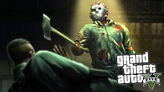 I Became JASON VOORHEES in GTA 5 RP [upl. by Anaila]